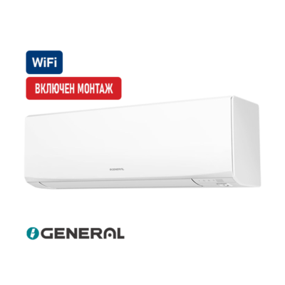Хиперинверторен климатик GENERAL ASHH09KJCAL/ AOHH09KJCA PREMIUM, 9000BTU, WiFi, A+++