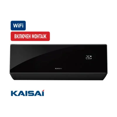 Инверторен климатик Kaisai PRO HEAT + KRB-24TLHI/ KRWB-24TLHO, 24000BTU, WiFi, A+++, Black